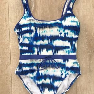 Women's VM Watercolor Swimsuit Large